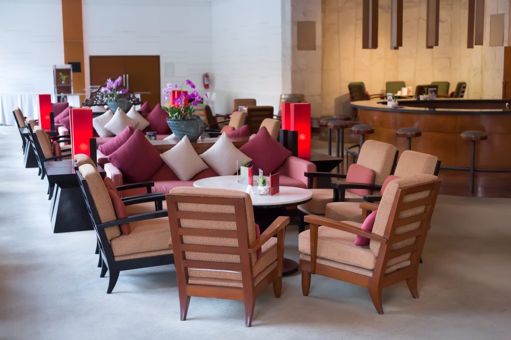 hotel reception, lobby